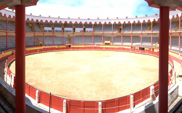 Interior de la Plaza de Nazaré